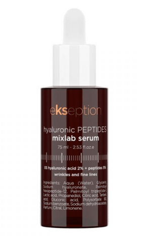 Процедурна сироватка для розгладження зморшок Hyaluronic Peptides Mixlab Serum 75мл EC038 фото