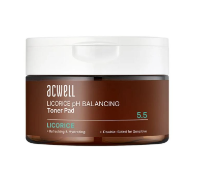 Заспокійливі та балансуючі тонер &ndash; педи Licorice pH Balancing Toner Pad 70 шт AW016 фото