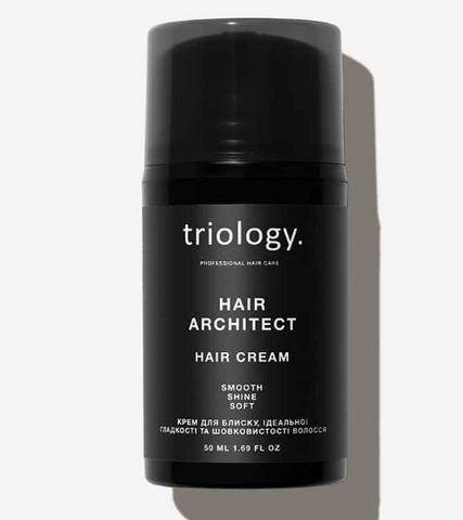 Крем для блиску, ідеальної гладкості та шовковистості волосся Hair Architect Triology. 50 мл TO026 фото